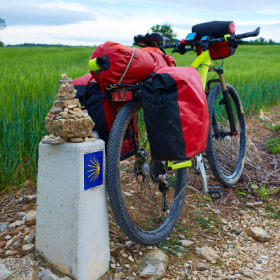 BIKING from León to Santiago Camino De Santiago Francés (French way)